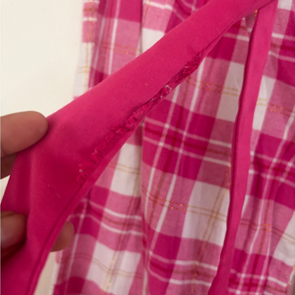 PINK Victoria's Secret Kids Plaid Pajama Bottoms - Picture 5 of 11